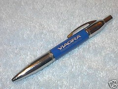 VIAGRA HEAVY METAL BULLET CHROME DRUG REP PEN NICE NEW GREAT GAG GIFT BIRTHDAY
