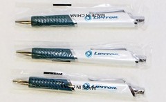 Drug Rep Pens 3 Heavy Metal Lipitor / Caduet New in Sleeve Blue Ink
