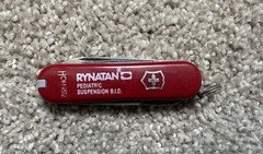 Vintage Rynatan Drug Rep Advertisement Small Swiss Army Knife Used