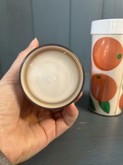 Vintage 1970’s Pharmaceutical Plastic Tumblers w/K-LOR RX Logo | Oranges