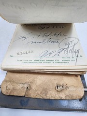 Prescription Atlas Rx Pad Paper Apothecary Druggist Pharmacy Medicine 1949