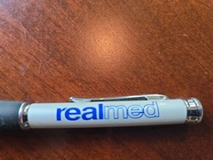 Realmed Metal Pen Pharmaceutical Medical Billing Drug Rep Promo