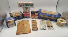 Vintage/Antique First Aid Bandages Bengay Aspirin Johnson & Johnson Walgreens…