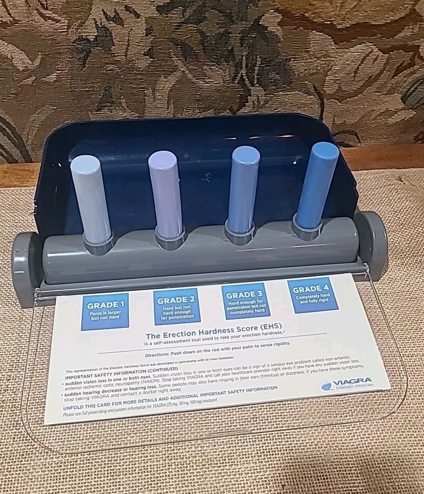 RARE VIAGRA Drug Rep Medical Display Big Pharma Penile ED erection assessment