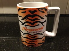 Tygacil Ceramic Wyeth Pharmaceuticals Drug Rep Coffee Mug Cup Rare Vintage OG