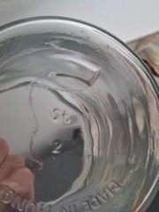 Medi-Source Doctor’s Office Clear Glass Jars Blue Apothecary Stainless Lid Vtg