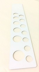 CIBA-GEIGY Medical Collectible 1989 Voltaren 12 inch Ruler-Ring Sizer