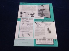 1950’s Scanlan-Morris Operating Table advertising brochure Ohio Chemical B325