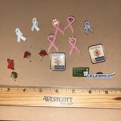 Lot of 15 Pharmacy Pharmacist Pins: Celebrex Breast Cancer Deep Vein Thrombosis