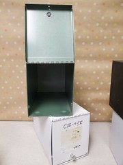 Single Vintage Metal Pharmacy File Record Box – Decor, Storage, Stackable