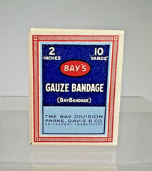 Vintage Sealed Box Bay’s Gauze Bandage , Parke Davis Co. Bridgeport Connecticut
