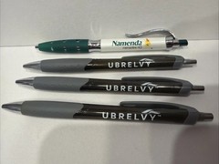 Ubrelvy And Namenda Pens Group Of 4 Pharmaceutical Company Merch