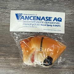 PHARAMACEUTICAL ADVERTISING Nasal Spray VANCENASE AQ Tiger Nose Face PROMO