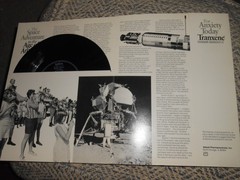 1983 Abbott Labs Tranxene Folder Record 1960s Sounds Voices Sputnik Apollo 11