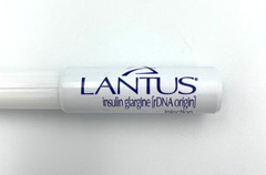 VERY RARE LANTUS Drug Rep Pen w/ Transparent „vial“ on Side Pharma Swag- WORKS