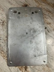 Small mini metal advertising clipboard Sohio distributor 7 1/4″
