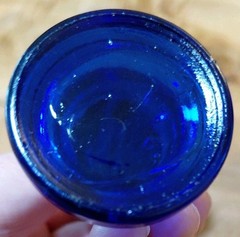 VTG. Blue Rexall Puretest Tincture of Iodine Bottle W/ Glass Dauber (10) Extra