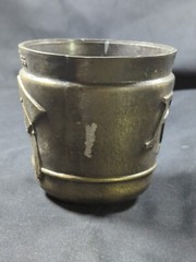 Vintage 1991 Schering Plough metal Mortar Pharmacy Rx Pharmacist Secundum Artem