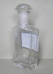 Vintage Medical Science Glass Bottle,Germany,SOLUTIO KALII ACETATIS