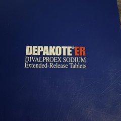 Depakote ER Drug Rep Clipboard Promo 2000s