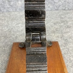 Apothecary Medical Cork Press Mounted on Wood Plinth Antique