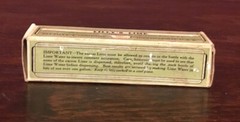 Vintage Lilly’s Lime EMPTY Bottle With Cork in Original Box