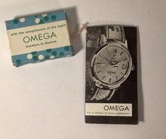 Vintage Omega Watch Promotional Soap W/Pamphlet Geneva Swiss Switzerland