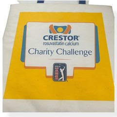 VTG PGA Crestor Rosuvastatin Pharma Drug Rep Advertising Seat Cushion Golf 2004