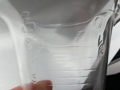 2 Piece Apothecary Clear Medical Measuring Beakers