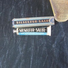 Vintage 1930’s German Silsulfur-Salbe Unopened Tube Salve Original Box/Instruct