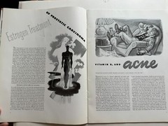 Dec 1942 WWII Abbott Labs Battlefield Drugs Magazine w/ WWII Nazi Poster Cover