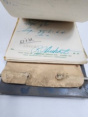 Prescription Atlas Rx Pad Paper Apothecary Druggist Pharmacy Medicine 1949