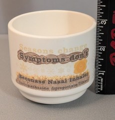 Beconase Nasal Glaxo Pharmaceutical Ad Coffee Mug – Seasons Change Promo Swag
