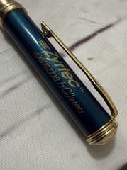 ZYRTEC Green Heavy Metal Medical Drug Rep Pharmaceutical Pen Collectible