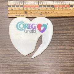 VTG Pharmaceutical Advertising COREG Drug RX Rep Letter Opener