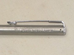 vintage PARKER POINTER Eli Lilly pharma logo pharmaceutical telescopic extend