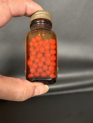 Vintage Gold Medal Hinkle Pills Laxative Medicine with Box-S. Pfeiffer Mfg. Co.