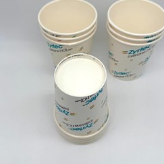 Vintage Zyrtec Pfizer 90s Promo Paper Cups x10 Pharmaceutical Deadstock