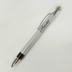 Difulcan Pharmaceutical Advertisement Ball Point Pen Silver Metal