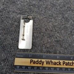 Vintage RX Rex McKay Service McKesson & Robbins Inc Pharmacist Name Tag Pin L6,