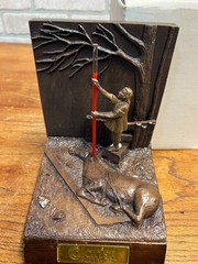 Vintage RARE Pharmaceutical Rep Calan SR Verapamil LTD ED Sculpture-Bookend