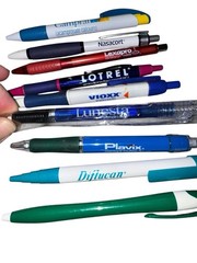 Lot Of 125 Pharmaceutical Drug Rep Advertising Pens some Rare!