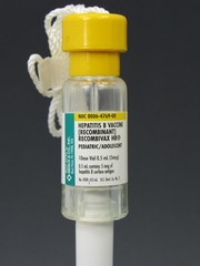 Rare Hepatitis Vaccine Lanyard PEN Vial Shaped Cap Drug Rep Pharmaceutical Promo