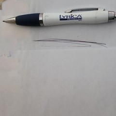 Lyrica Pregabalin Pharmaceutical Drug Rep Promotional Ballpoint Pen White/Blue