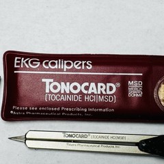 Rare, „Drug rep“ Pharmaceuticals Tonocard EKG Calipers Made In Germany