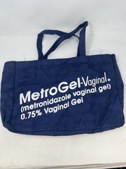 Vintage MetroGel Vaginal Pharma Promo Tote Bag Canvas Doctor Medical Advertising