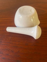 Vintage Coors USA Laboratory Mortar & Pestle – Size 000 – Apothecary /Chemist