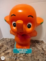 rare 11 inch Sato Pharmacy Japan display and 4 banks vtg/doc.nurse, baseball,