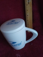 Drug Rep Aciphex Coffee Mug Cup Ceramic Lid Pharmaceutical 4-5 Inches Tall