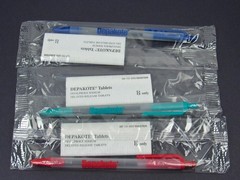 Depakote Lot 3 Sealed BIC PENS w/Info Drug Rep Pharmaceutical Promo Advertising